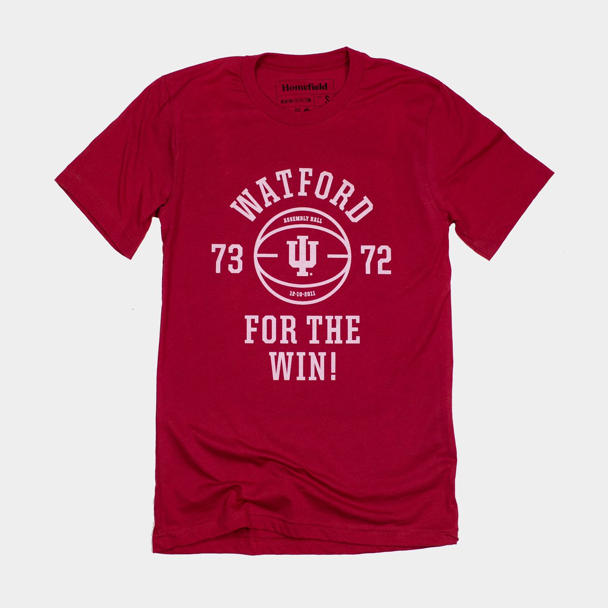 HomefieldApparl's tweet photo. Remember, remember the 10th of December.

8 years ago today, @Cwat205 sunk a 3 as the buzzer sounded to put away the Wildcats and forever be memorialized in IUBB lore. We decided to make two tees, partnering with Christian himself, to celebrate.

SHOP:  https://t.co/l6x0RxFM1T https://t.co/WKl89TfSUe