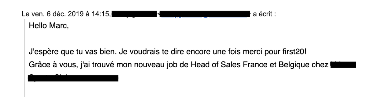 first20club's tweet photo. 🥂 first20 effect 🥂

Et hop 🤩 : 
- Un Head of Sales de +
- Un candidat qui a trouvé le job de ses rêves
- Une startup qui a trouvé le people de ses rêves

Who's next? => https://t.co/zoTqXAXAYi https://t.co/6hQBN0Fphb