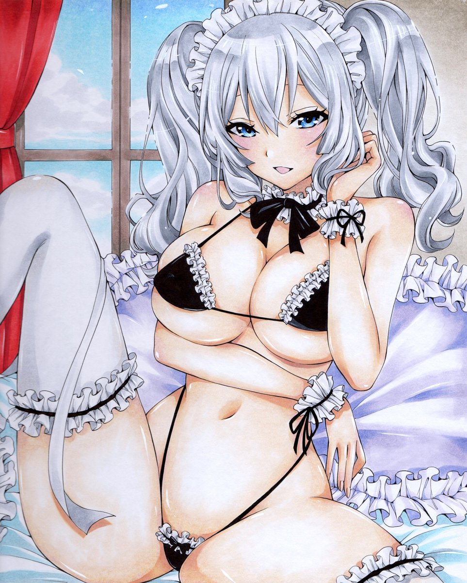 Hmdark 9 再掲 艦これ鹿島ビキニメイド 艦これ 艦隊これくしょん 艦娘 鹿島 メイド アナログイラスト イラスト Hmdark 9 再掲 艦これ鹿島ビキニメイド 艦これ 艦隊これくしょん 艦娘 鹿島 メイド アナログイラスト イラスト