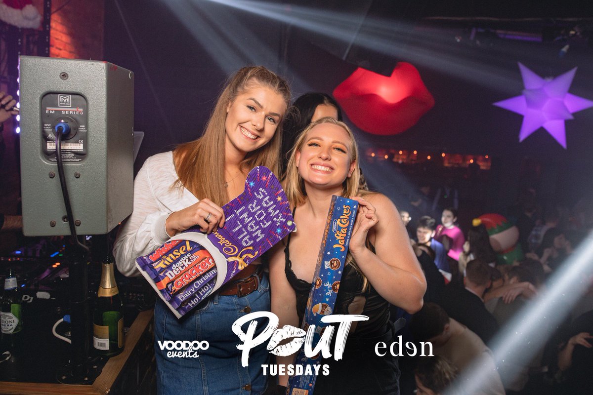 Pout Xmas Jumper Competition!! 🎄

RT &amp; FOLLOW for a chance to WIN 🎁

1 Bottle of Vodka at POUT 💋
1 Voodoo VIP Card 😱
1 Bottle of Bubbly 🍾
10 Free Entries 🤯
10 Queue-Jumps 🐰

10 Runner-Up Prizes! 🏃🏽‍♀️ 

Winners announced at 7! ⏳