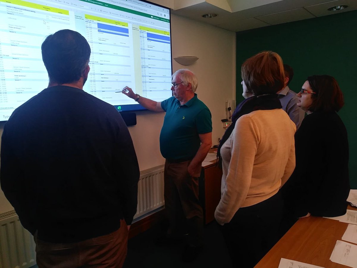 WDSC_Conference's tweet photo. The Scientific Programme were hard at work yesterday reviewing abstracts and building the #spirits2020 programme! We received a record number of abstracts! Notifications will go out this week. https://t.co/lC5QxcweTr