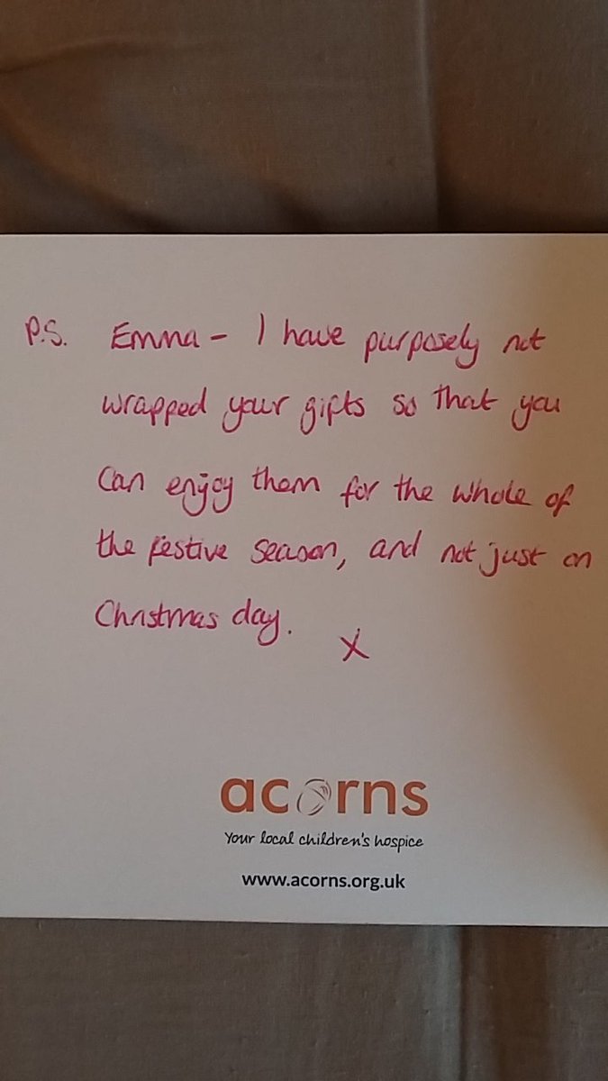 Sturdygirl0803's tweet photo. I had a wonderful surprise this morning, addressed to The Christmas Fairy! What makes it so special is that the lovely lady who sent it is going through so much herself & has been so kind to take time to send me something so personal & so thoughtful, and it means so much โค ๐
๐ https://t.co/UWxq3Z8Zhx