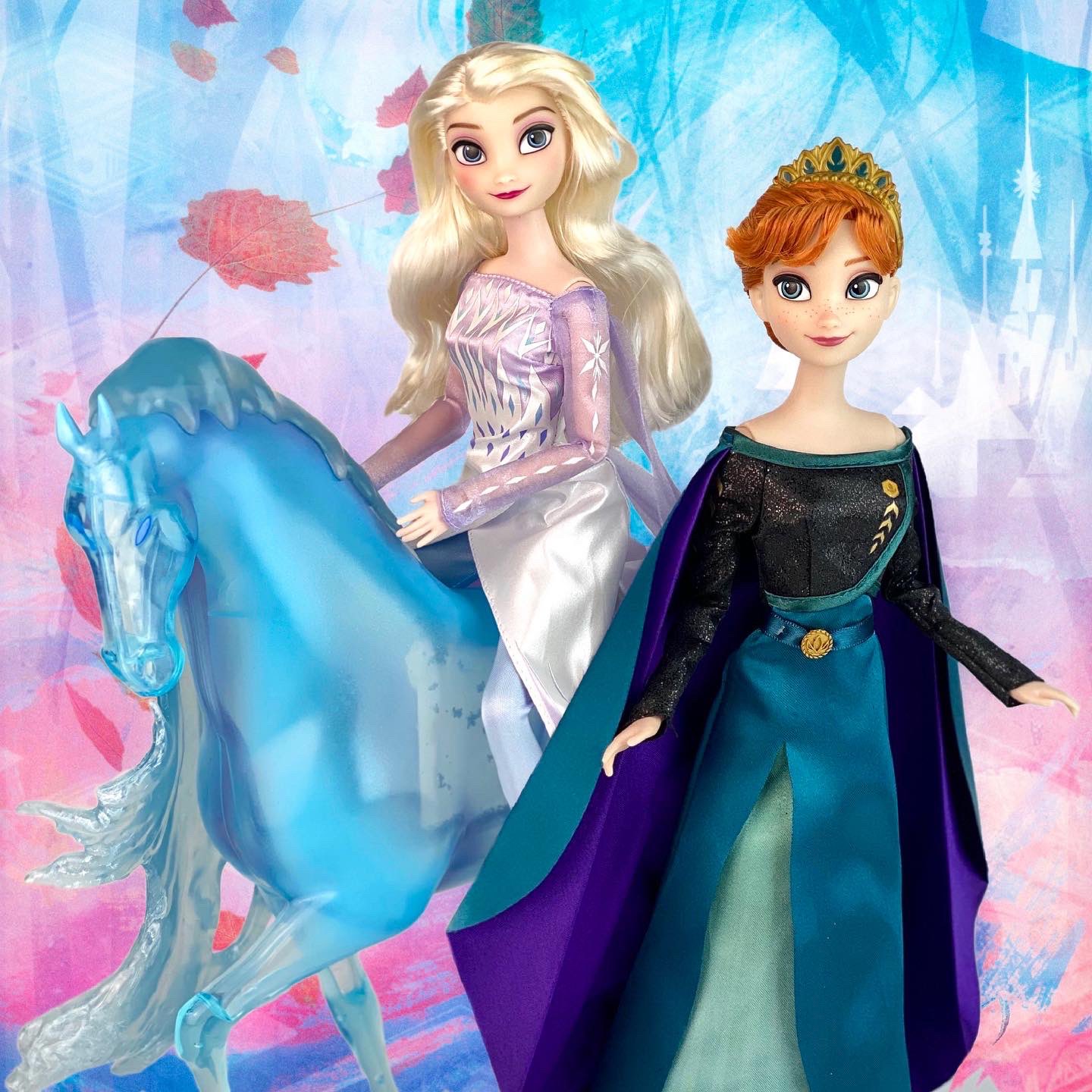“New Anna &amp; Snow Queen Elsa doll set from @shopDisney ❄️ Review...