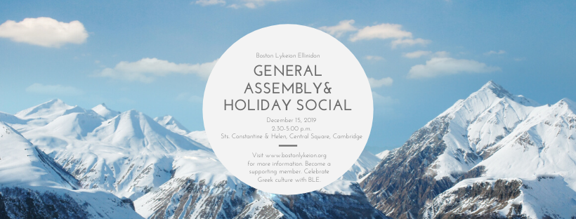 BostonLykeion's tweet photo. Calling all members! Join us for the General Assembly &amp; Holiday Social on 12/15 - https://t.co/ipi91pkUnk https://t.co/DpTOkNF4nf
