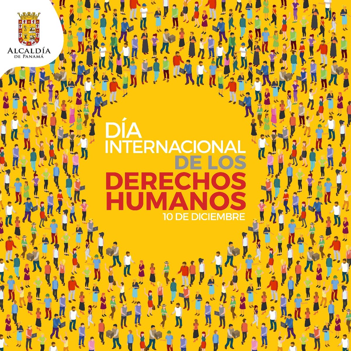 Panamaalcaldia's tweet photo. La Alcaldía de Panamá se une a la conmemoración del Día Internacional de los Derechos Humanos, principios fundamentales que garantizan nuestra convivencia de paz, humanidad, inclusión y respeto en un Estado democrático. #MUPA https://t.co/n1DmFc1j2k