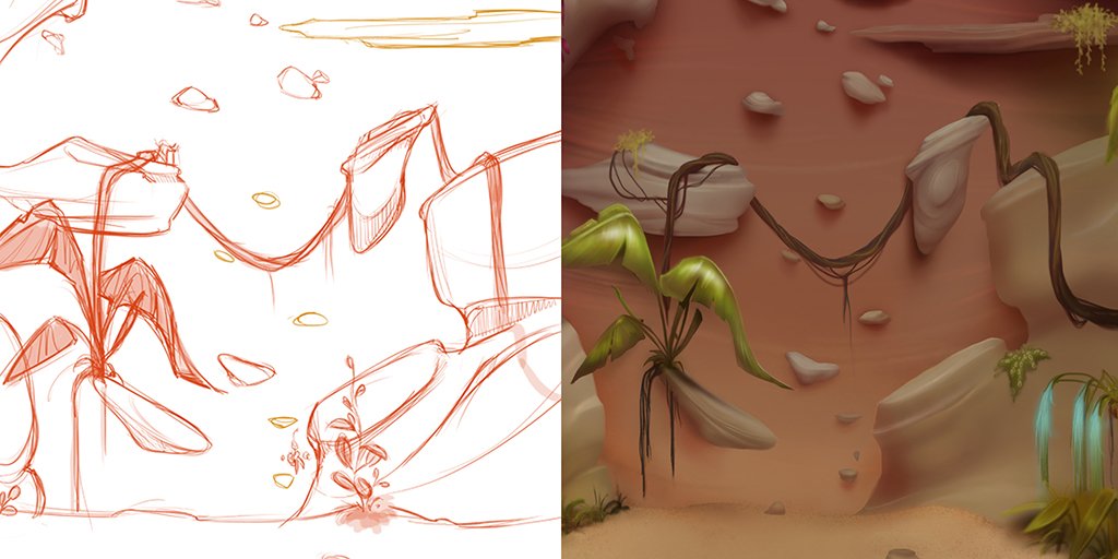 PhantomFox_ia's tweet photo. We want to show you some behind the scene stuff and our progress in making this game!
#childrenoflumera #phantomfox #sketch #artdevelopment #indiegame https://t.co/GPeej3F24g