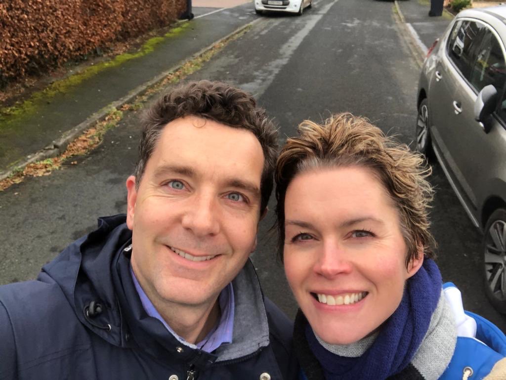 edwardtimpson's tweet photo. #TeamTimpson out campaigning in a windy Moulton this morning- keep smiling!! @Office_ECA #GE2019 #VoteConservative https://t.co/IQI3fPbozX