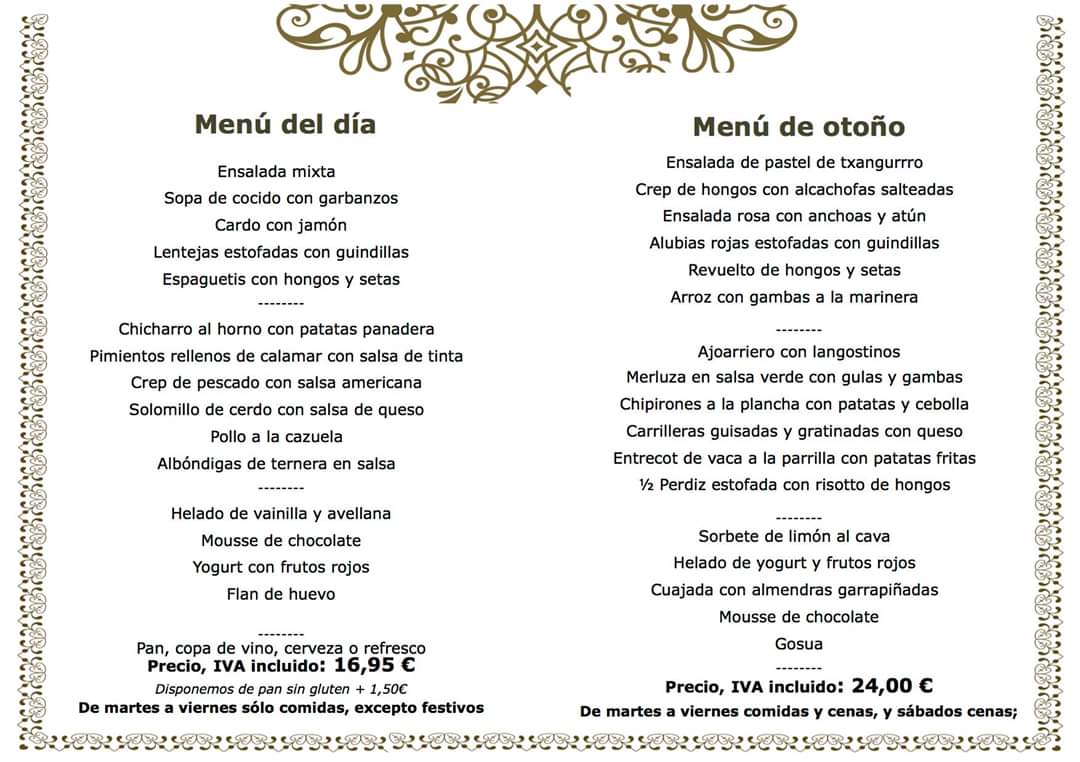 casa_manolo's tweet photo. NUEVOS MENÚS DEL DÍA Y DE OTOÑO 🍽️ | Se aproxima la #Navidad2019... ¡y se nota! Aquí os dejamos la mejor opción gastronómica para toda la semana, y sin tener que repetir plato ningún día. #OsEsperamos 

☎️ Casa Manolo: calle García Castañón, 12. Llámanos y RESERVA: 948 22 51 02. https://t.co/BvywKygtI7