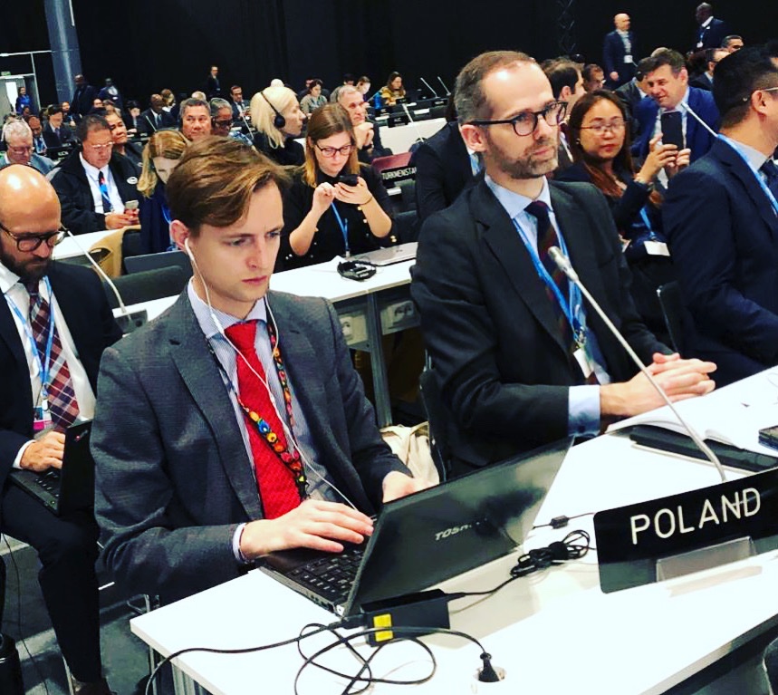 Adam Guibourge-Czetwertynski, Undersecretary of State in Ministry of Climate, took part in High Level Segment meeting during COP25 in Madrid. #COP25 #TimeForAction