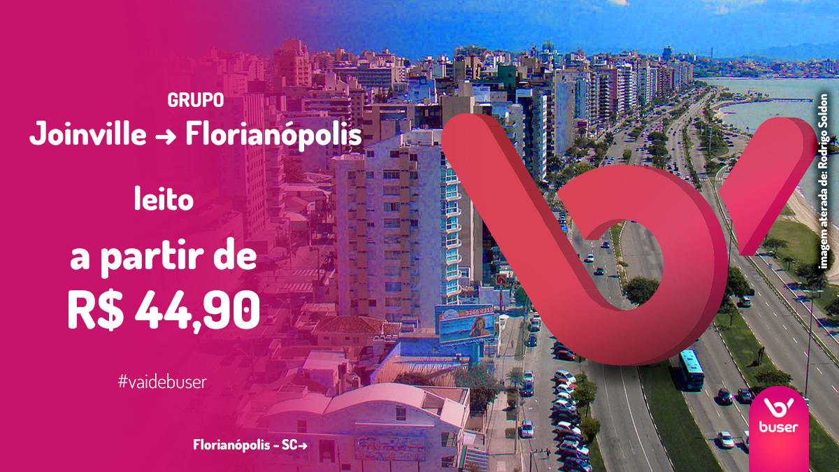 BuserBrasil's tweet photo. Nova rota de Joinville x Florianópolis, para você aproveitar as lindas praias! A partir de somente R$ 49,90 em até 12x*
Compre  já: https://t.co/FhHeUt3Y3V
*Consulte o regulamento

#buser #buserlovers #buserlegal #buserconectavoceasuatribo #buserlivre https://t.co/sWQO0Tjwq8