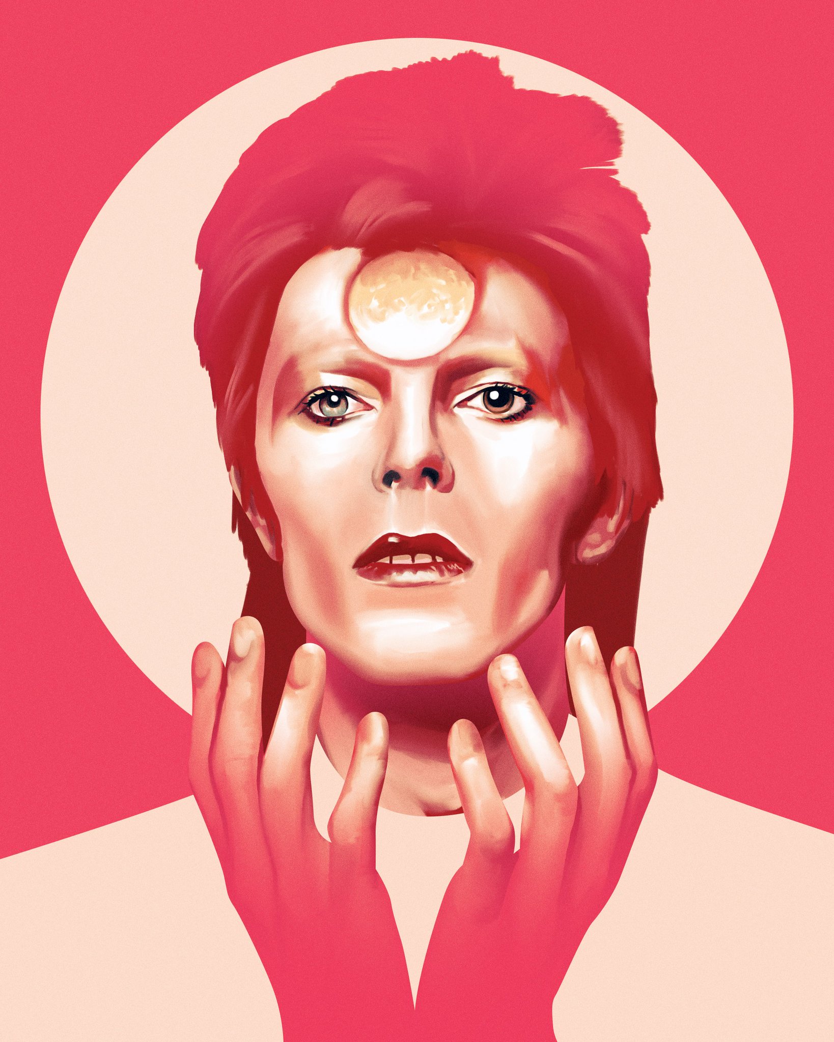 I drew David Bowie for my dad for his birthday. Happy birthday dad, sorry I got the date wrong (again lol)! x 