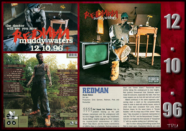 FrankTru1's tweet photo. 12.10.96 #Redman 💥 hits the world with his 3rd #MuddyWaters 💥#RockDaSpot #PickItUp 💥 #SmokeBuddah #WhateverMan 💥 #ItsLikeThat #DaBump 💥#YeshYeshYall #SoopamanLuva3 👊 #DefJam #Jersey https://t.co/724WQAozPG