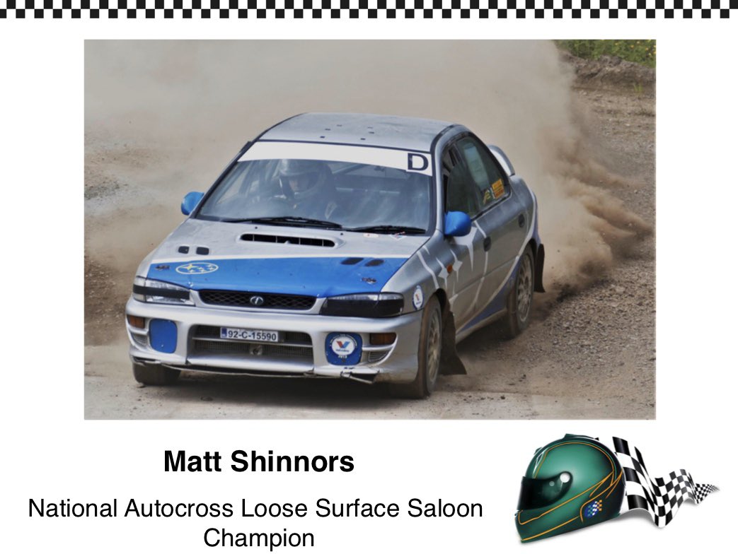 In the Loose Surface Autocross Championship, Anthony Culleton wins the Special Title while Matt Shinnors takes his 2nd consecutive Saloon Title