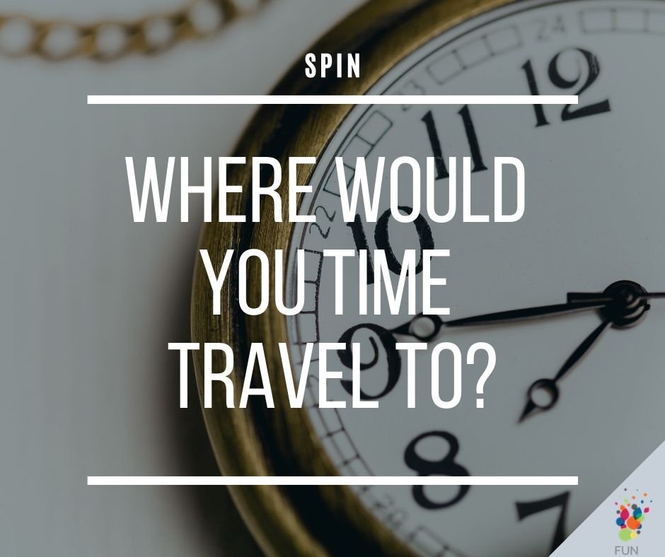We've hopped in our time machines and traveled to Sunday, where it was #PretendToBeATimeTravelerDay.

If you could time travel anywhere, with anyone, where would you go and who would you visit?