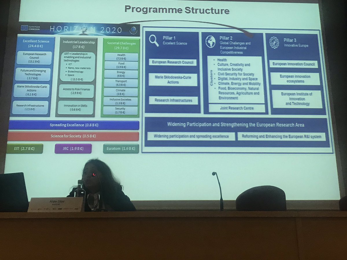 nrodriau's tweet photo. #HorizonEurope is coming! #AïdaDiaz NCP explains where #SWAFS topics will be included in the forthcoming #FrameworkProgramme @FEUGA_20 #RRI #GaliciaH2020 @axenciaGAIN https://t.co/2Hg8lLGVNV