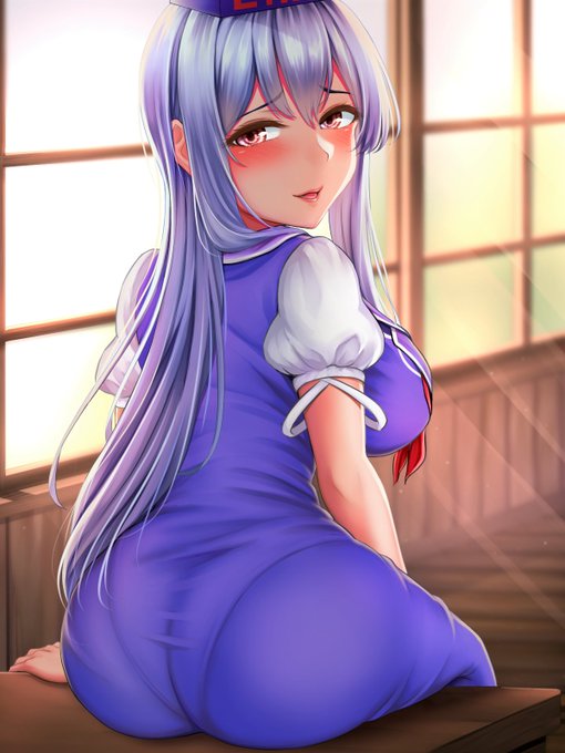 教室で慧音先生と2人きり 