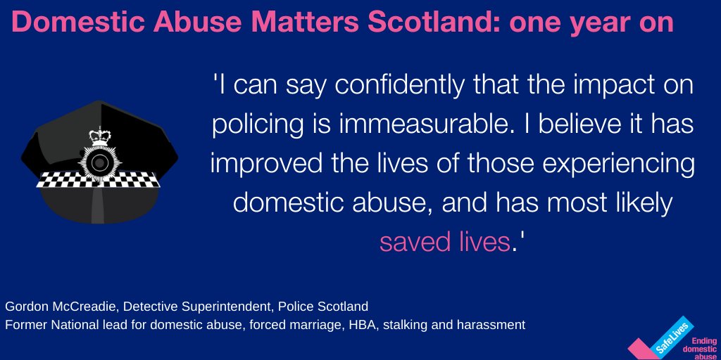 safelives_'s tweet photo. @policescotland Criminal justice is only one part of the response to domestic abuse - but when police officers have the knowledge and skills to respond effectively, it can make a huge difference to a survivor. https://t.co/0r1hh5XOlK