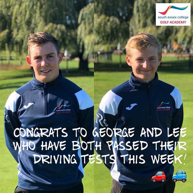 SEC_Sport's tweet photo. Well done to @golfer88_george and @lee__sitch who have both passed their driving tests this week! 🚘 https://t.co/PPnp0GIfGJ https://t.co/g2ucVZQsXJ