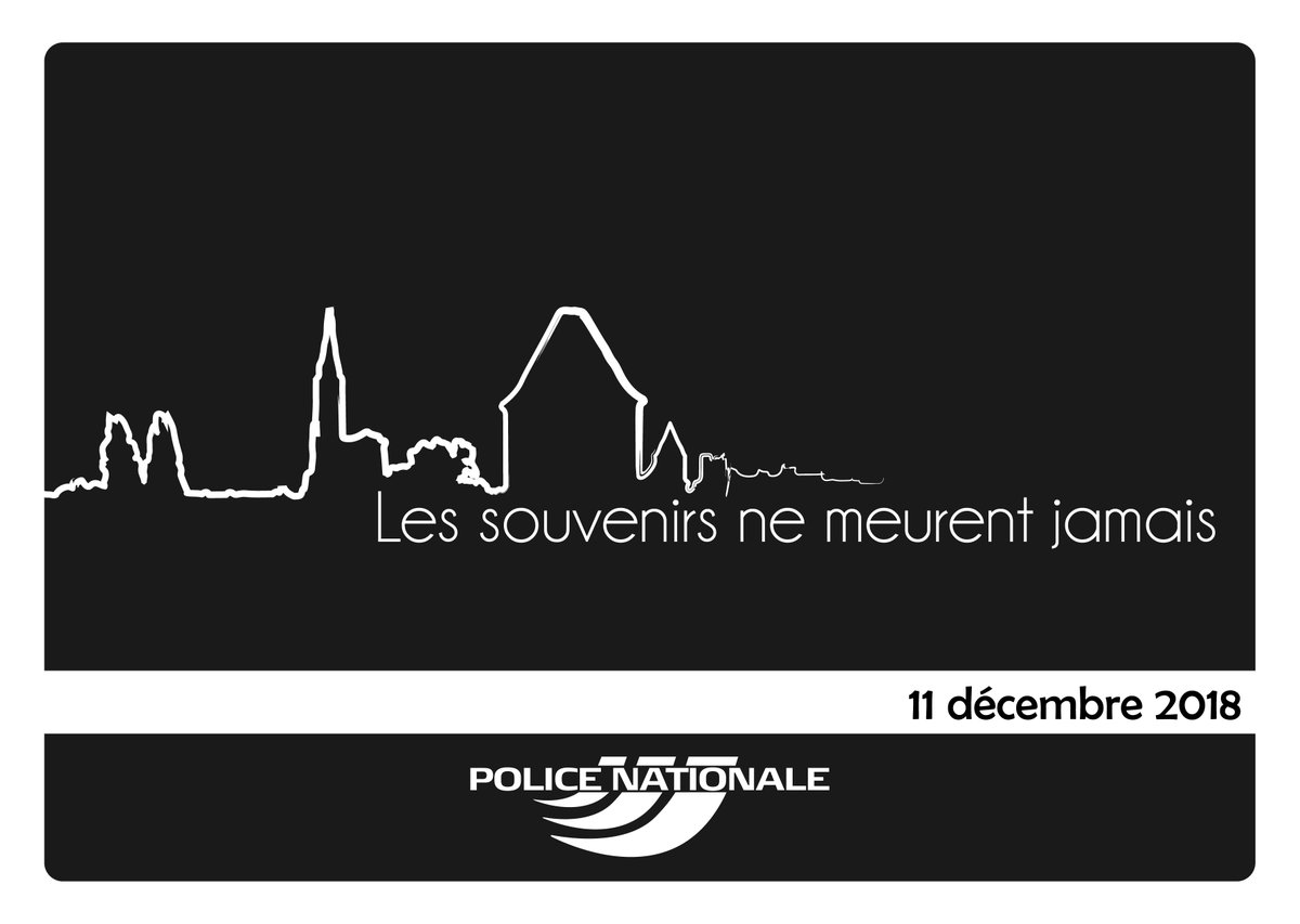 #11décembre2018

Il y a tout juste un an, notre belle ville de <a href="/strasbourg/">Strasbourg.eu</a> était plongée dans la terreur.

Que le souvenir des victimes reste à jamais dans nos mémoires. 🌹