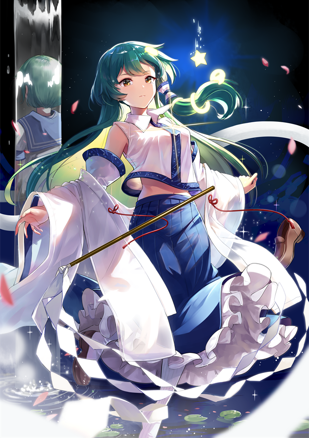 東風谷早苗 「幽閉サテライト(@Yuuka_st)様の冬コミのCDジャケットを描かせていただき」|えめらね＠「追放特典③」発売中のイラスト