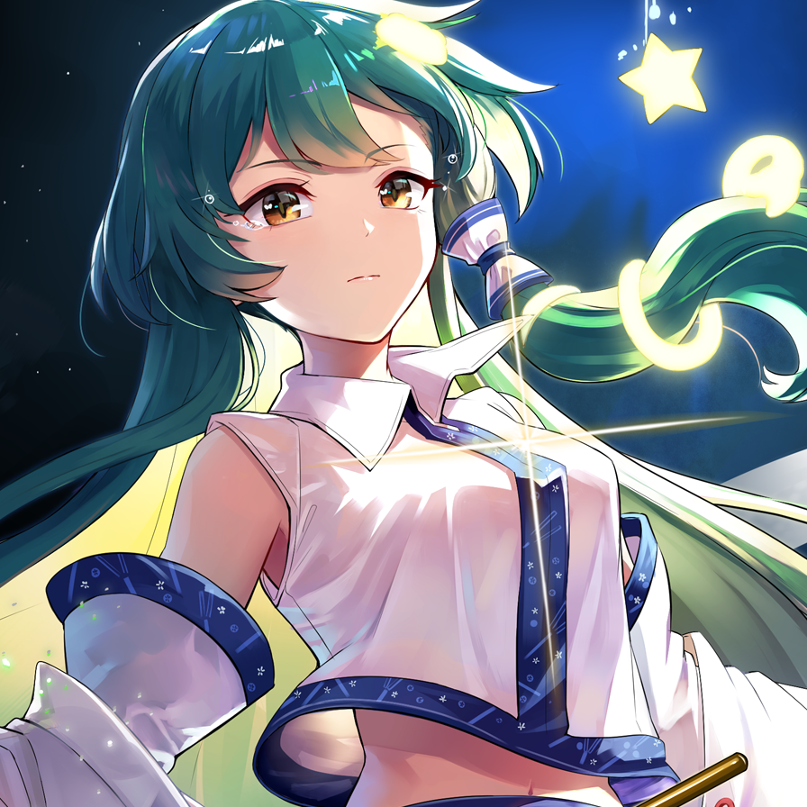 東風谷早苗 「幽閉サテライト(@Yuuka_st)様の冬コミのCDジャケットを描かせていただき」|えめらね＠「追放特典③」発売中のイラスト