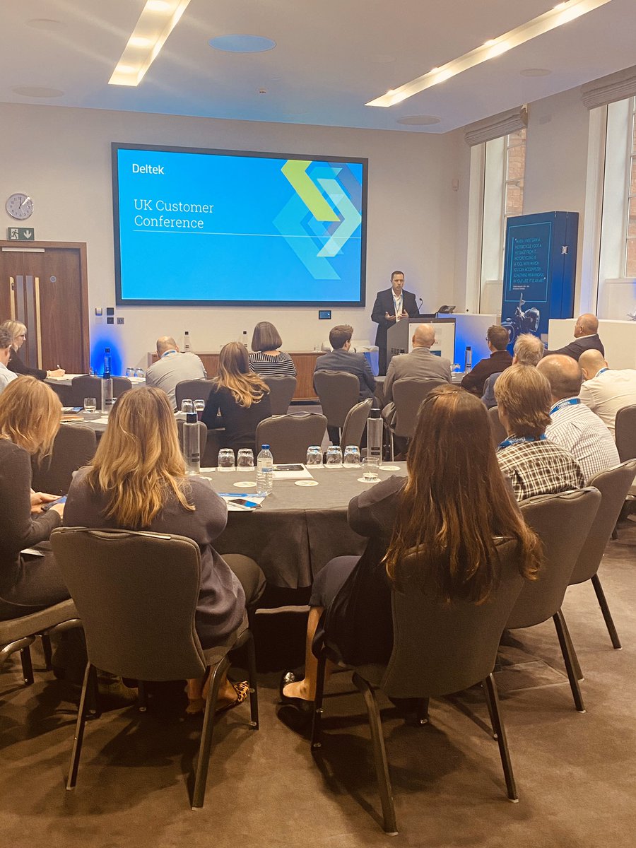 evanderwerker1's tweet photo. Kicking off the afternoon of the @Deltek UK Customer Conference with our #PPM sessions! #deltekprojectnation https://t.co/QNerGif8VO