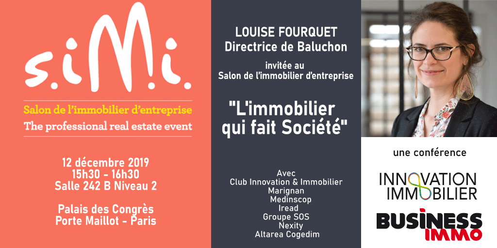 L'immobilier contribue à faire la ville #solidaire !
<a href="/FourquetLouise/">Louise Fourquet</a> en duo ac <a href="/natbardin/">Nathalie Bardin</a> sera invitée ce jeudi à15h30 au #SIMI pour illustrer l'#immobilier à #impactpositif avec SoCo et <a href="/credit_coop_/">Crédit Coopératif</a> Une conférence <a href="/businessimmo/">Business Immo</a> + <a href="/GroupeSOS/">Groupe SOS</a> @nexity @marignan_immo <a href="/Olivier_Monat/">OLIVIER MONAT/ OLM</a>