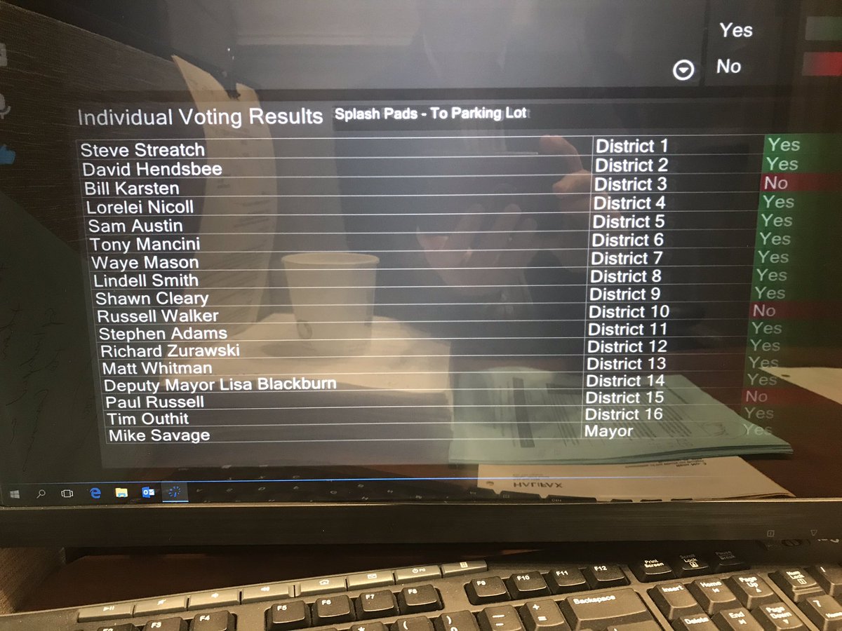 MattWhitman2020's tweet photo. 3 votes against Councillor Steve Streatch’s $500k splash pad for Musquodoboit Valley.   Can’t wait to see the votes this afternoon for the Commons $17MILLION facility. @SteveStreatch @Laker_PatHealey #Halifax @TheRickHoweShow @thesmacleodshow https://t.co/sNdMnPQd0G