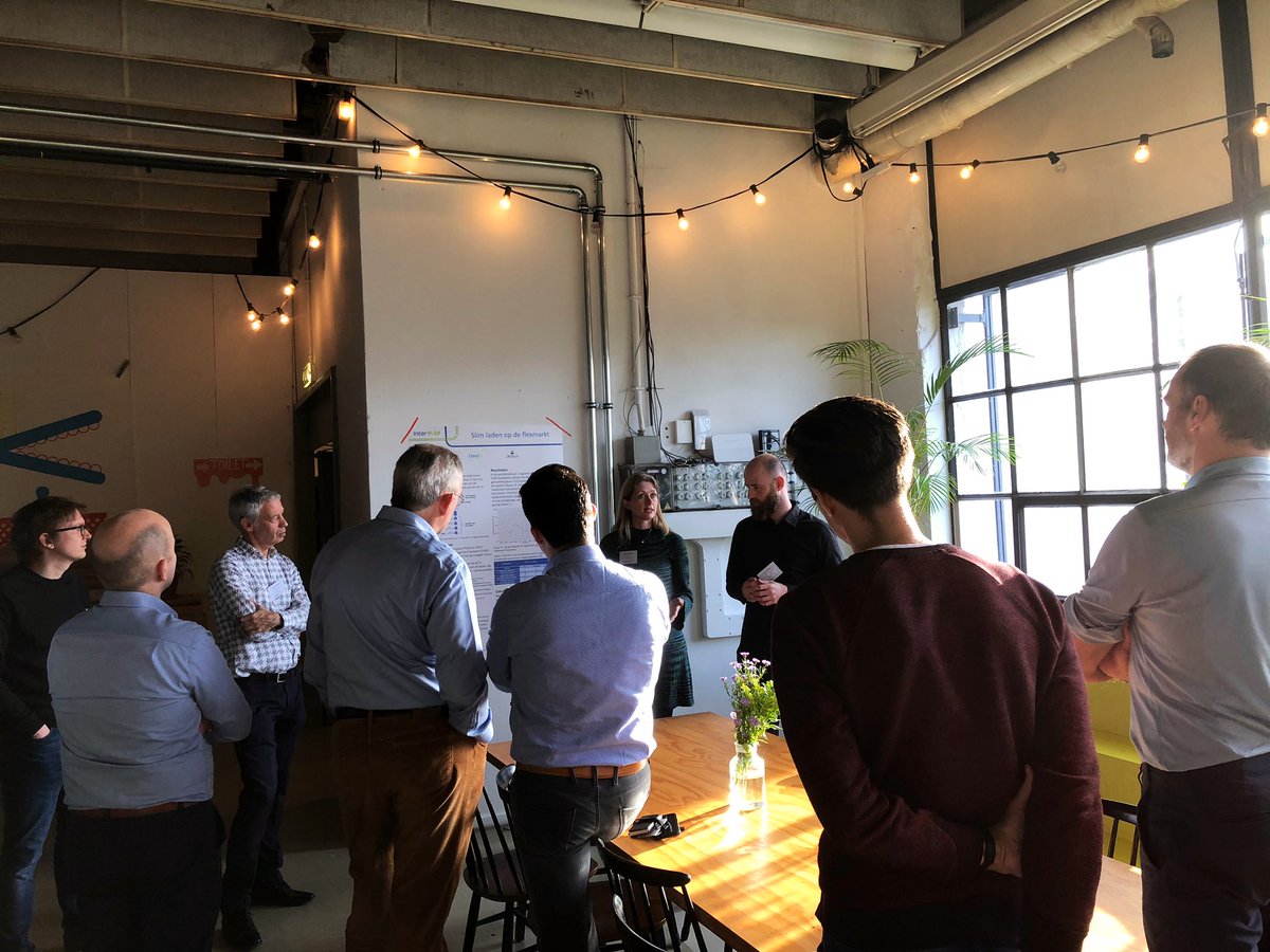 elaadNL's tweet photo. Slotbijeenkomst van alle partijen betrokken bij @InterFlex_H2020 project. Kennis en ervaringen uitgewisseld, lessen getrokken en nagedacht over vervolg. #flexmarkt #Smartcharging met o.a. @EnexisGroep @TNO_nieuws @jedlix https://t.co/XUGRsU4jC5