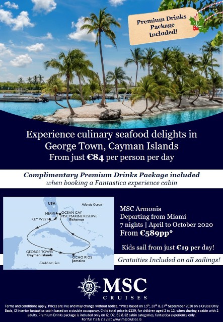 TravelAgentCork's tweet photo. ☀️
MORE Amazing MSC CRUISE offers from €549 pp
✅
Includes free Premium drinks package &amp; Gratuities !!!
Price &amp; availability can change - T&amp;C apply
☎️
Call now: 021 4320710 https://t.co/6Oqdv4mTtx