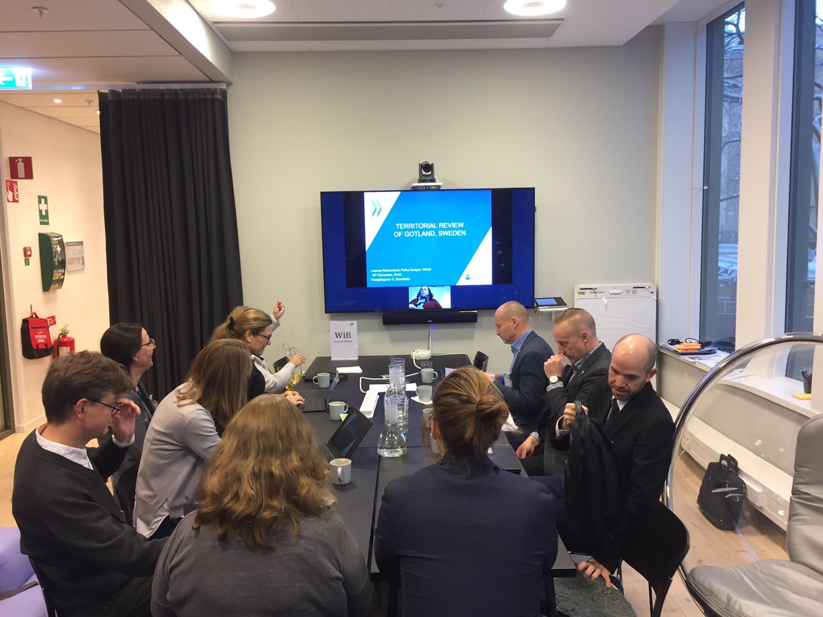 Finished 1st mission for the #OECD Review of #Gotland #sweden Good dialogue on transport, innovation,&amp; energy issues &amp; what it means for an #island economy! important new area of thematic work for OECD Reg Dev Policy Committee <a href="/OECD_local/">OECD SMEs, Regions, Cities & Tourism</a> <a href="/l_raderschall/">L Raderschall</a>  <a href="/Garcilazo_Enri/">Enrique Garcilazo</a>