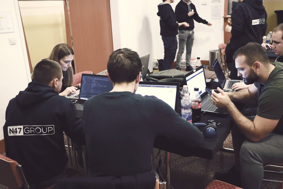 WeAreN47's tweet photo. 32 people from 3 countries π©πͺπ¨ππ²π°, 7 Teams π¨βπ©βπ¦βπ¦, 7 Ideas π‘, one room π and only 2 days of time β±. This is the second #Hackdayz, organized by #N47 in #Budapest, #Hungary ππΊ. We are curious, which team will win... ππ₯³π stay tuned!
#teambuilding #hackathon #hacking #wearehiring https://t.co/n1RFqWTaJS