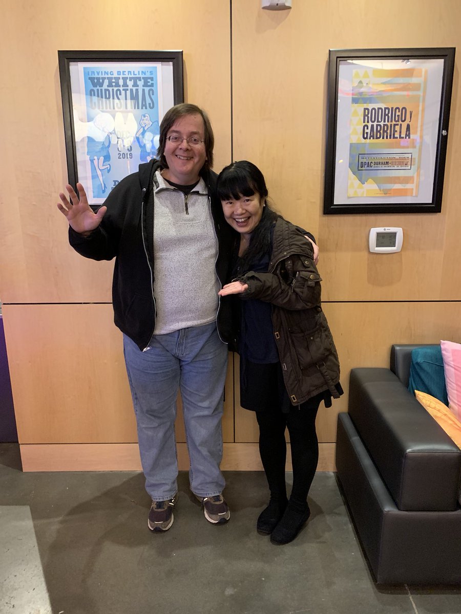 Noriko_Sunamoto's tweet photo. December, 2016 with Cinderella with my O-1 (Working on my application for EB-1 in my hotel room!) and December, 2019 with White Christmas with my EB-1 (FREEDOM!!) and having my bestie drummer come to the show at DPAC in Durham, NC!! #IBWCOnTour #IrvingBerlin #WhiteChristmas https://t.co/7OX7720E46