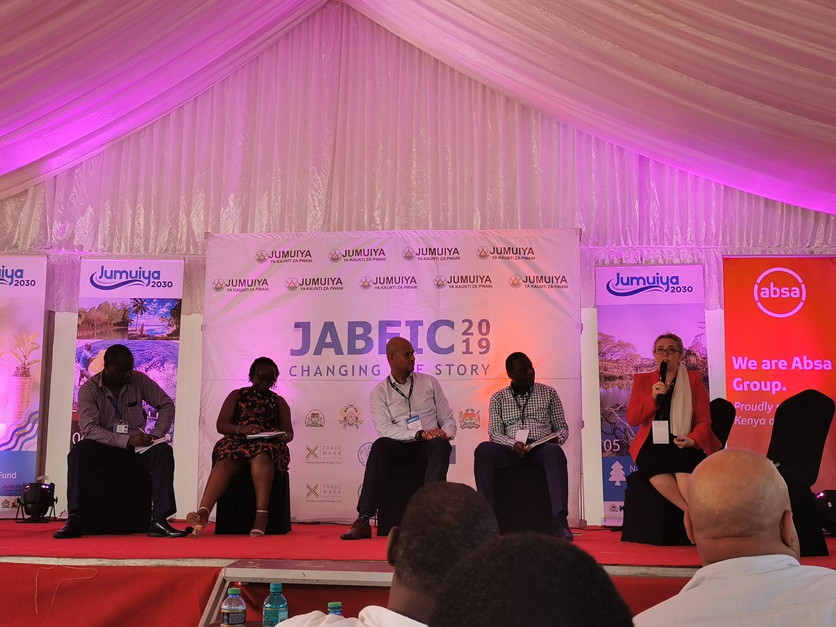 igovafrica's tweet photo. First panel moderated by @AGugelev how to connect impactful projects to ready financing. #JABEIC2019 #GOBLUEAFRICA #BlueHackKE https://t.co/AKVuu4J2ry