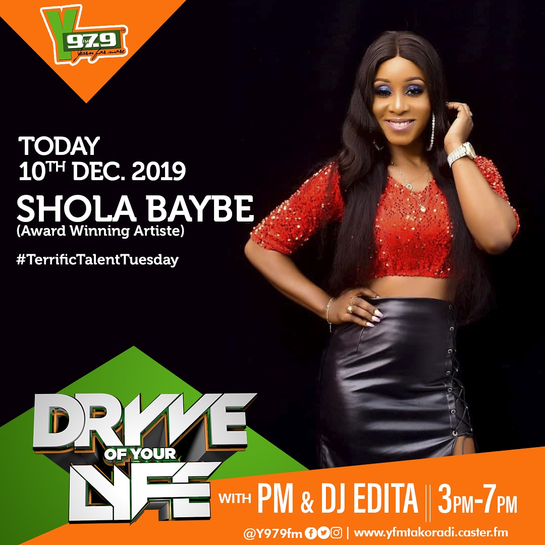 PmDePresenter's tweet image. 🌍🇯🇲🇬🇭🗣🎤#TerrificTalentTuesday ..... @sholabaybe is on
don't be left out 2hours more it's #DryveOnY @Y979FM
Your #No1 late afternoon show!!!  #FireSquad #MadebyGod #UpnessStill #Blaklaaa!!!!
