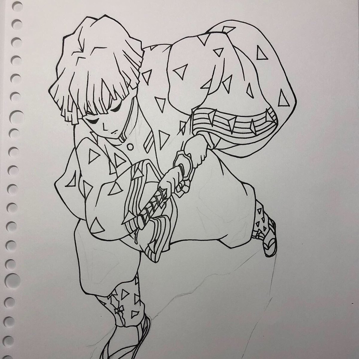 HugoMIYA's tweet photo. 「模写の呼吸 壱ノ型 3Dアート」

久しぶりに模写った
今回は3Dアートに挑戦したよ

#絵描きさんと繋がりたい/#イラスト/#学生RT/#アナログ/#落書き/#illustration/#art/#crazy/#illustration/#sketch #draw/#drawing/#design/#copic/#3Dアート/#鬼滅の刃/#鬼滅の刃イラスト/#我妻善逸/#色鉛筆 https://t.co/WruR2c9B9s