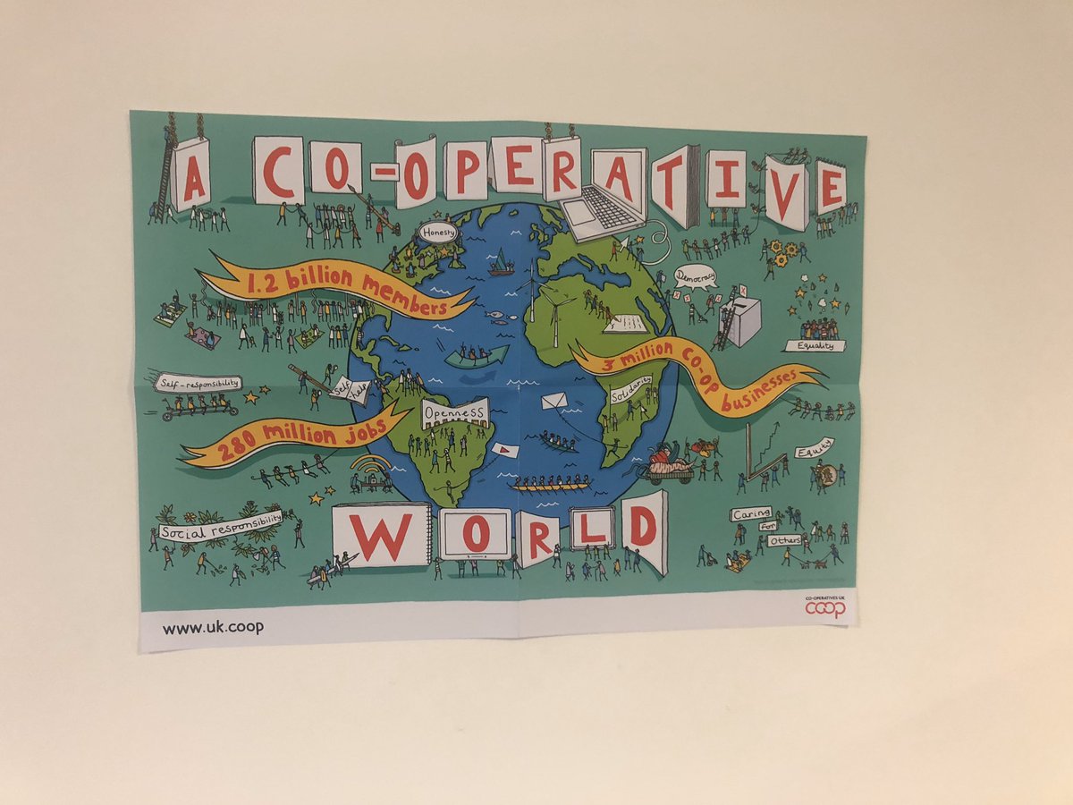 Co-ops are part of a global movement, a colourful reminder sent to us from our friends <a href="/CooperativesUK/">Co-operatives UK</a>