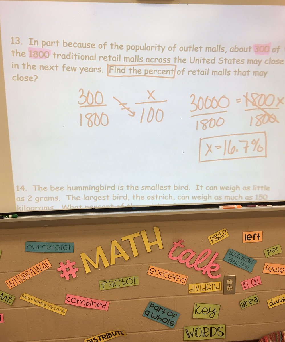 Santoro_View's tweet photo. Talking about percents today in our math 7 class! Applying what we know to real world applications! #CRMS12days #viewonegoodthing #mathtalk https://t.co/Lk1iz6LPaL