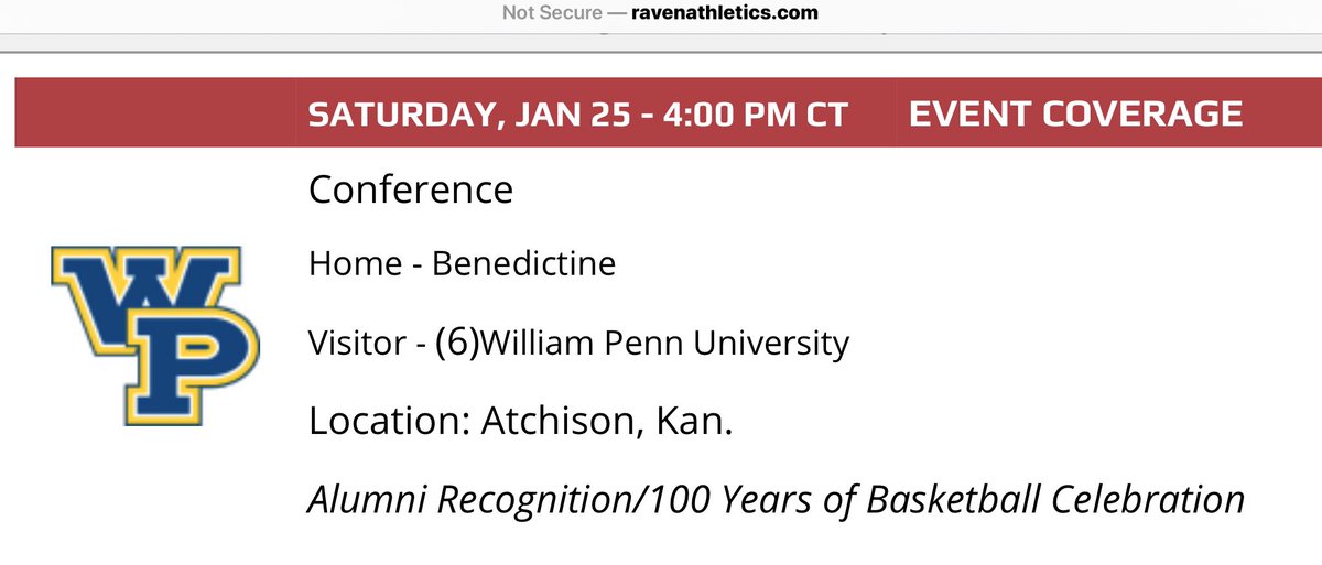 RavenMBBAlumni's tweet photo. 🏀 Celebrating 100 Years of Hoops 1919-2019 🏀

Calling All Former Raven Players, Coaches, Managers
Get to Atchison for this game. Spread the word.  
#RavenMBB #SonsOfBenedict #HeartMBB #NAIADIMBB https://t.co/PoFB3w2IXh