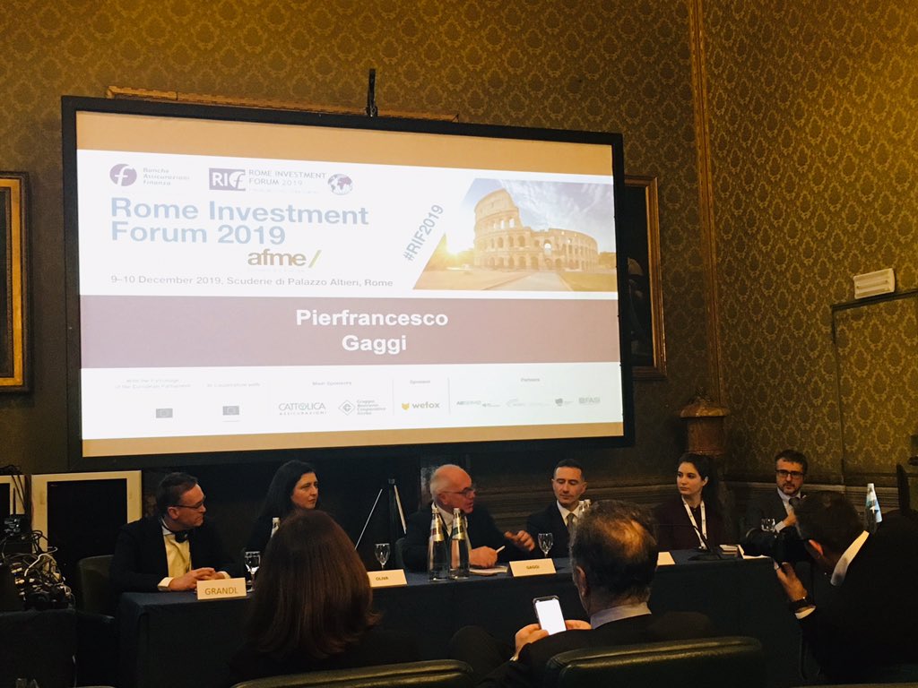 FeBAF's tweet photo. #RIF2019 talking about #fintech & #insurtech with #Gaggi @ABI_Lab #DiTria @Ass_Cattolica @Oliva_lau_ra @eKuota #Giambelluca @bancaditalia @MartaGhiglioni @italia_fintech #Grandl @wefoxgroup https://t.co/7eTh0bqBLZ