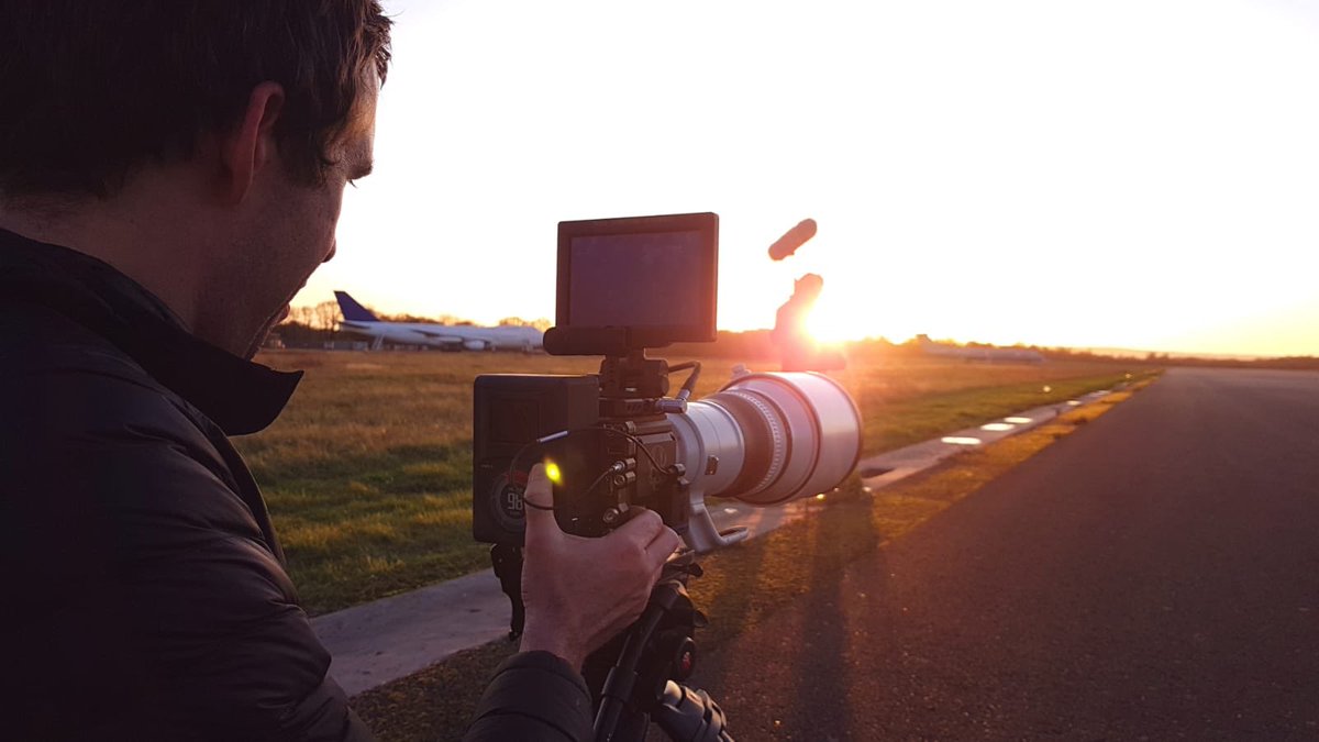 Filming at the Top Gear Test Track. #reddigitalcinema #gemini #r3d