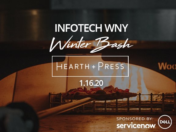 InfoTechWNY's tweet photo. Join us - at Hearth + Press  on January 16 from 5:30 - 7:30 for networking &amp; fun! Get your tickets today! https://t.co/O3qWKaBD7m sponsored by @Dell @servicenow https://t.co/ZVIUZhCj6g