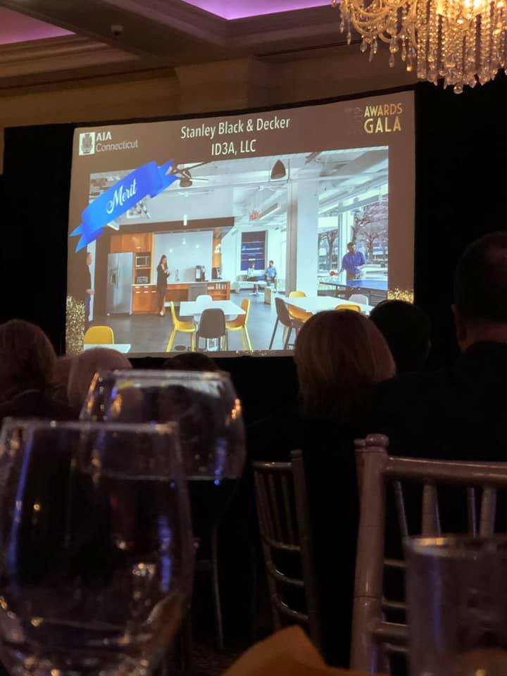 Id3aLlc's tweet photo. Congratulations Stanley Team on last nights award at the AIA CT Awards Gala. Looked good up there! https://t.co/K5Z0ugar6q