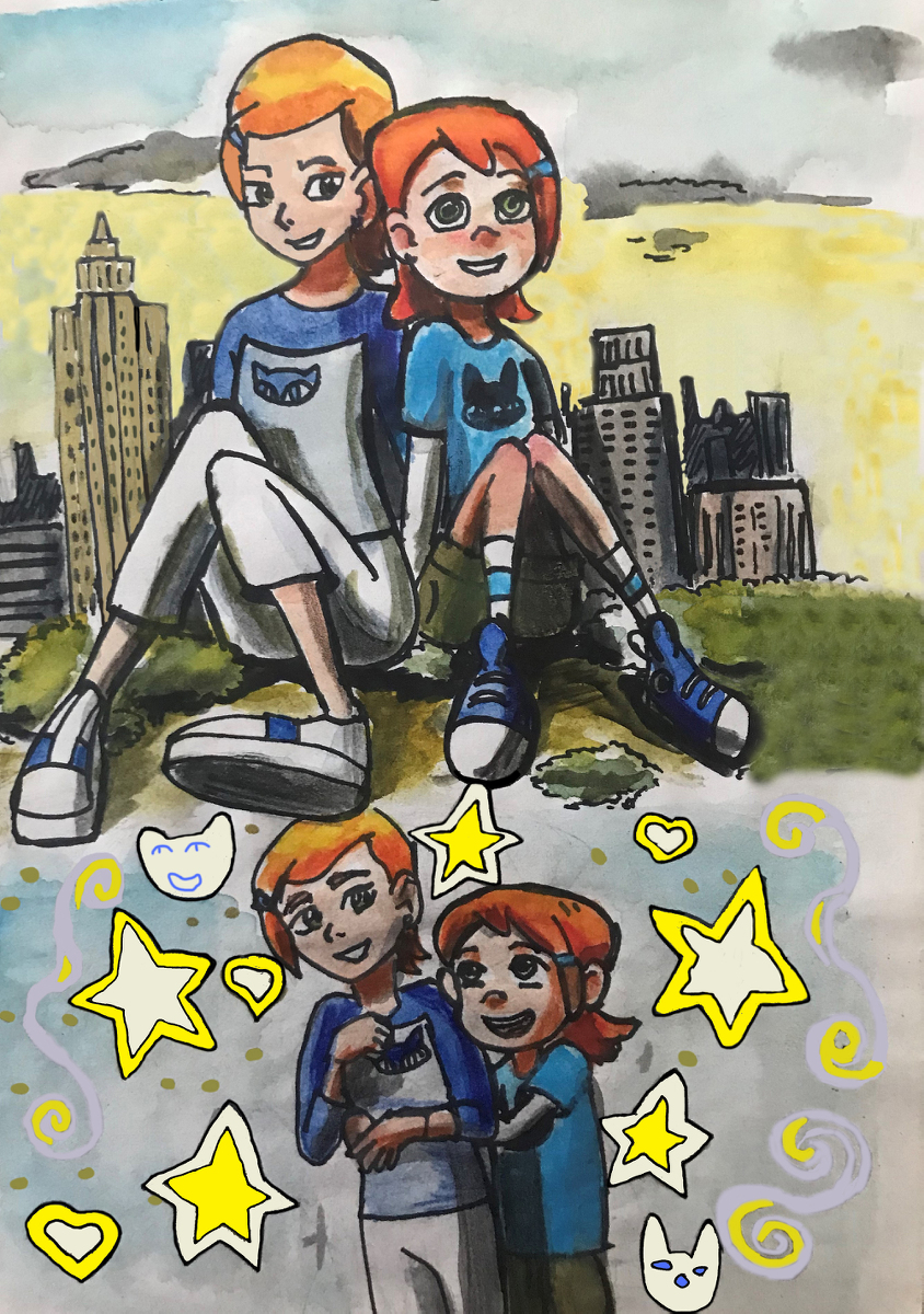 “Giantess Gwens having a competit #BEN10 #cartoon #cartoonn #cuteface #Gian...