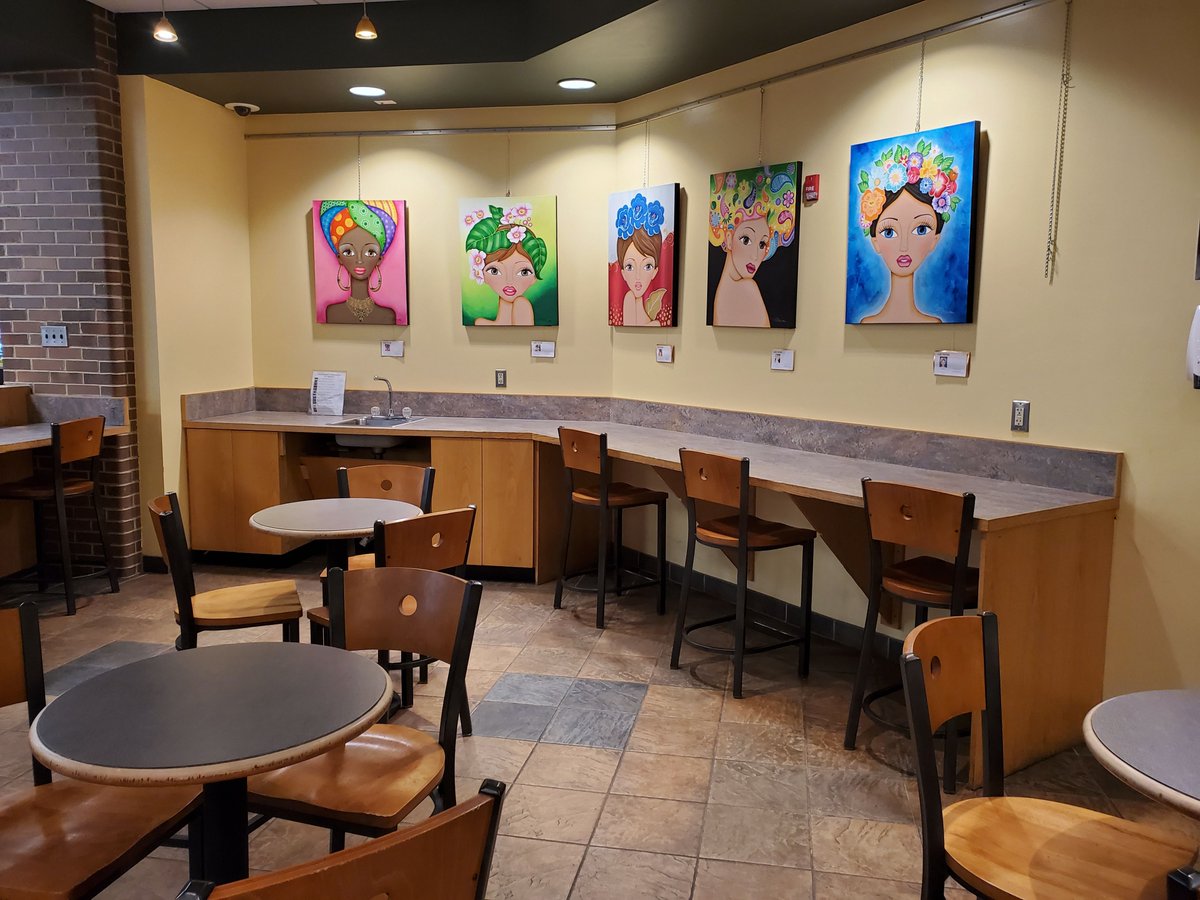 brenlibny's tweet image. For the month of December,  Luis A. Paccini is displaying his vivid acrylic and oil paintings of women. Check it out in the library's gallery!