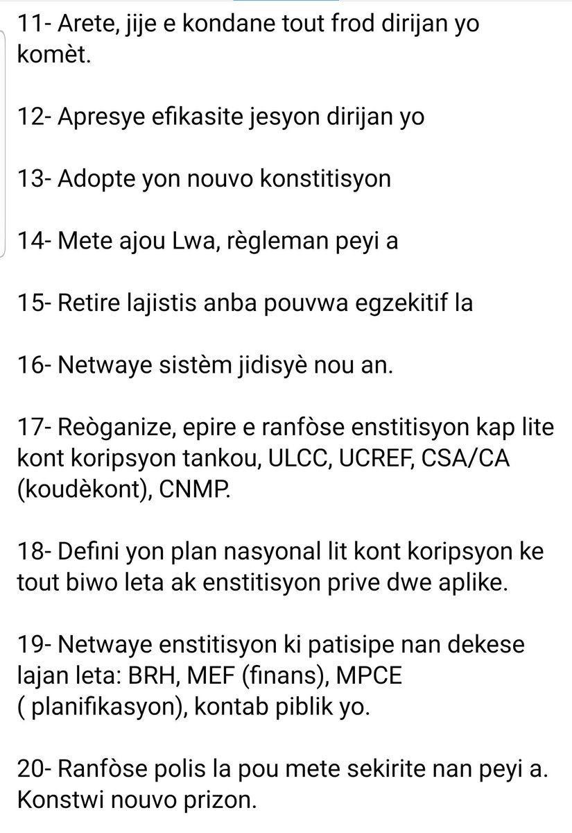 louiguenson's tweet photo. Nan nouvo sistèm nan men chanjman m ta renmen wè, e ou? https://t.co/Mkjpyzrqsq