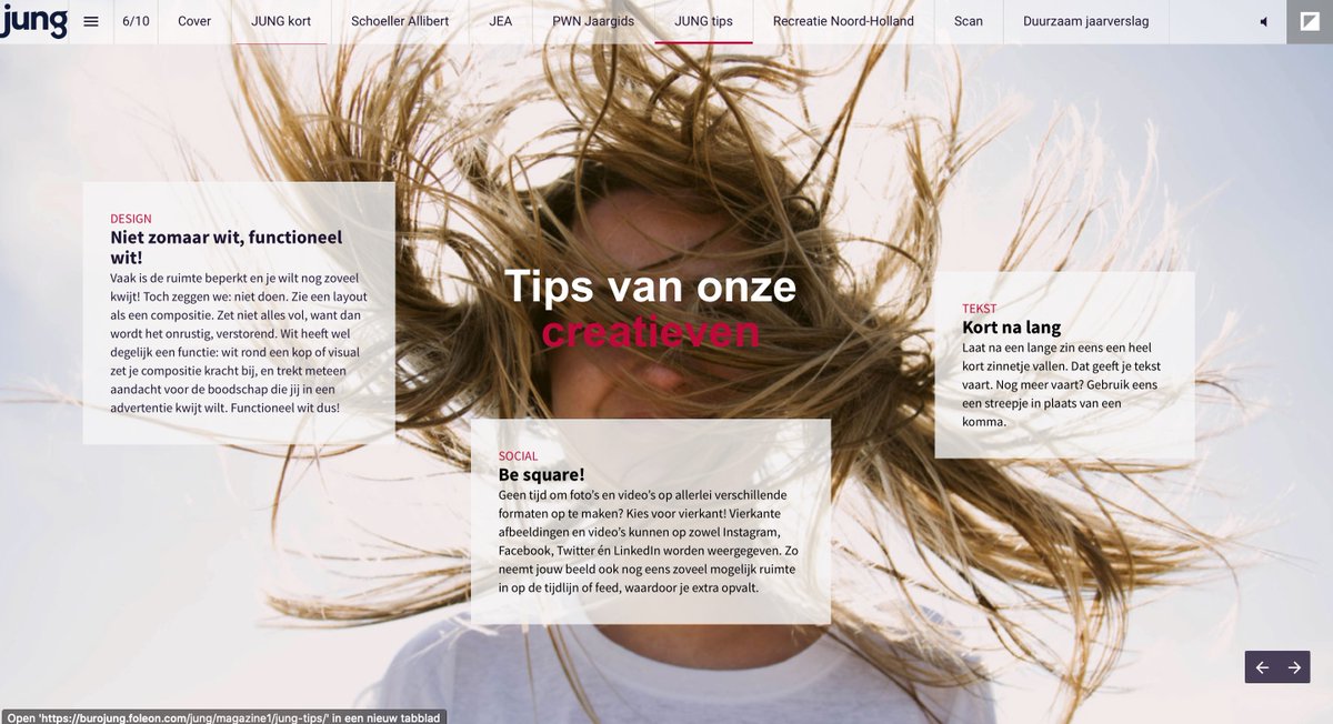 BuroJung's tweet photo. Meer weten over Buro Jung en nog leuke tips krijgen ook? Ons online magazine staat nu voor je klaar: https://t.co/kiRynwCcUa
Veel leesplezier! https://t.co/8DE4nXNnyz