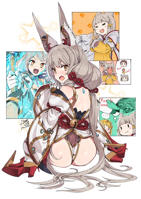 Nia...Nia!....Nia!! 
#Xenoblade2 #ゼノブレイド2 