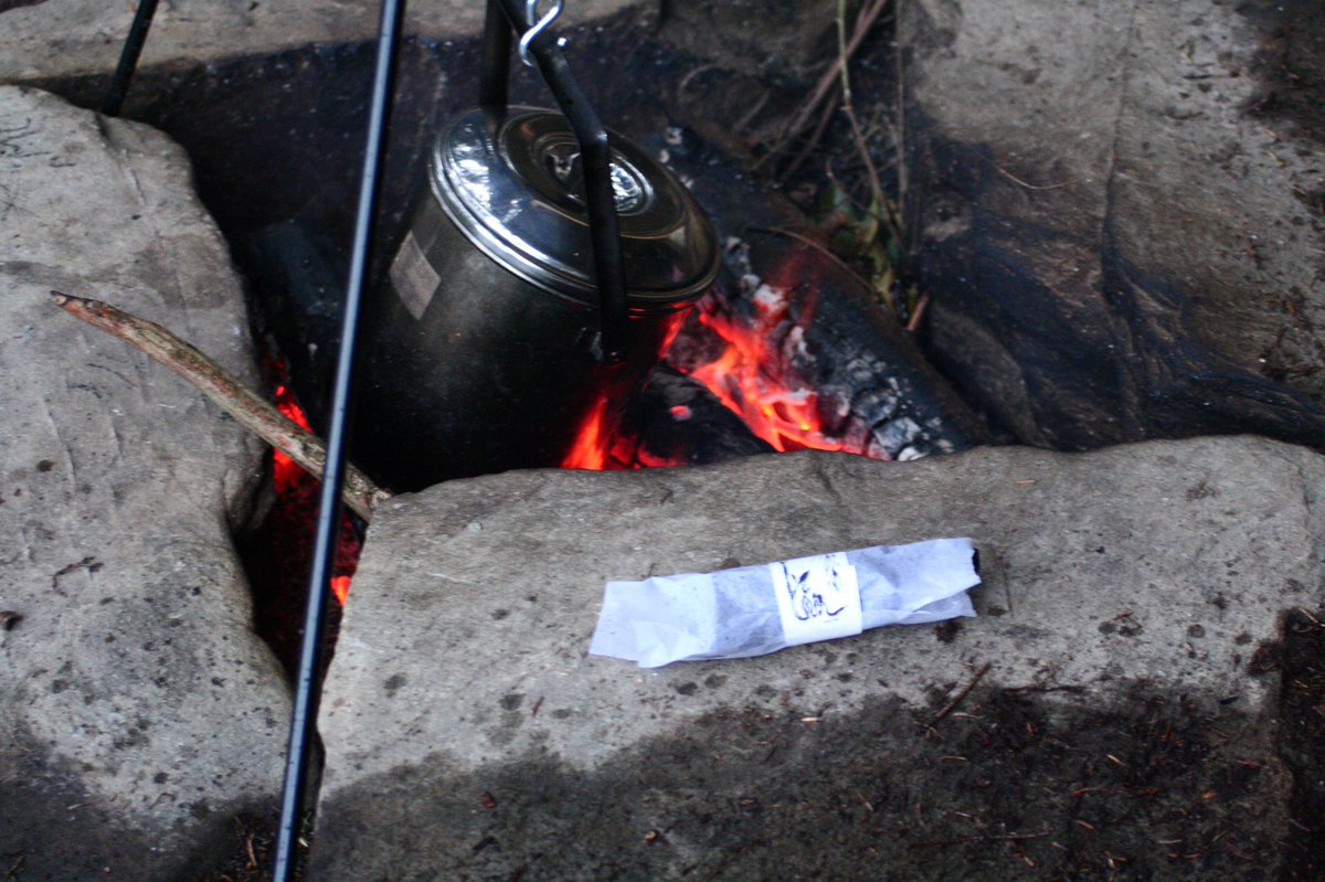 Thanks to everyone who braved the elements to come to our very first Kinder Croft Mhor session for adults today! Some experimenting with tree species lead to some lovely results and wee gift bundles for some lucky people this Christmas!