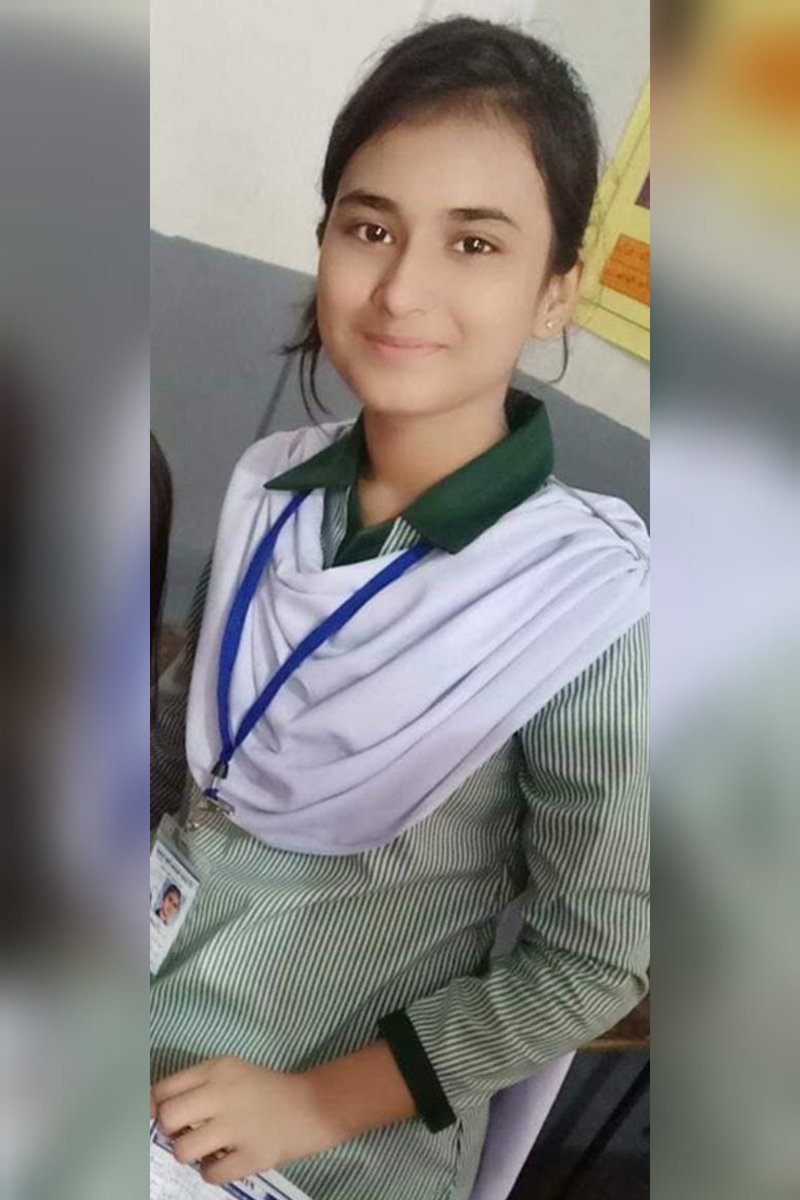 nailainayat's tweet photo. Huma Younus, 14-year-old Christian girl from Karachi, kidnapped, forcibly converted to Islam and married off to her abductor Abdul Jabbar. Huma, a class 8 student, was taken to Dera Ghazi Khan and papers of her conversion/marriage were sent to her parents. #endenforcedconversions https://t.co/7NnjJZK7VP